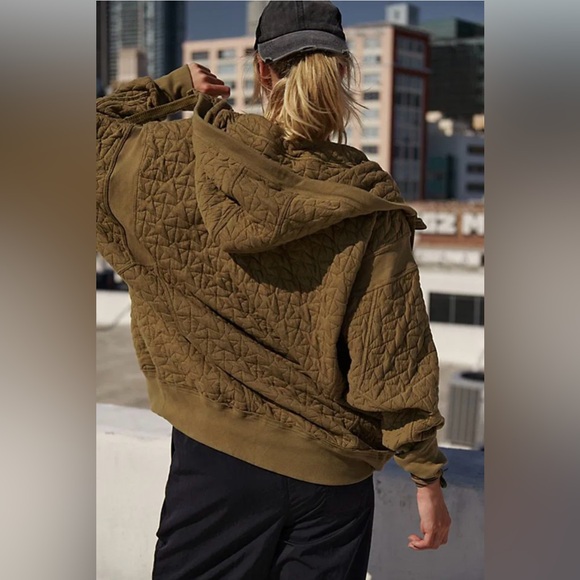 NWOT FP Movement All Your Love Quilted Hoodie - Picture 5 of 7
